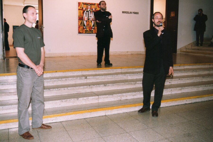 zleva: Tomáš Lampar, Jiří Valoch, Radek Horáček; foto: Anna Pecková